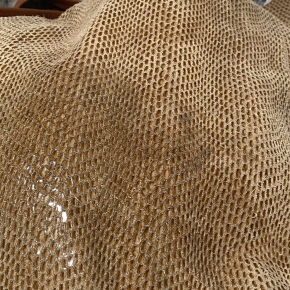 Sorial New York Snakeskin Suede Tote Bag in Tan - Picture 6 of 6